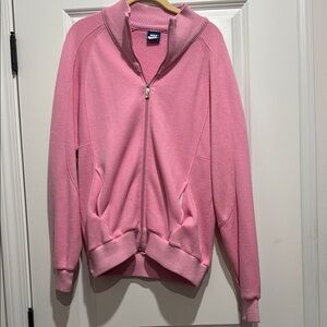 VTG Nike 80s Pink Full-Zip Jacket Large